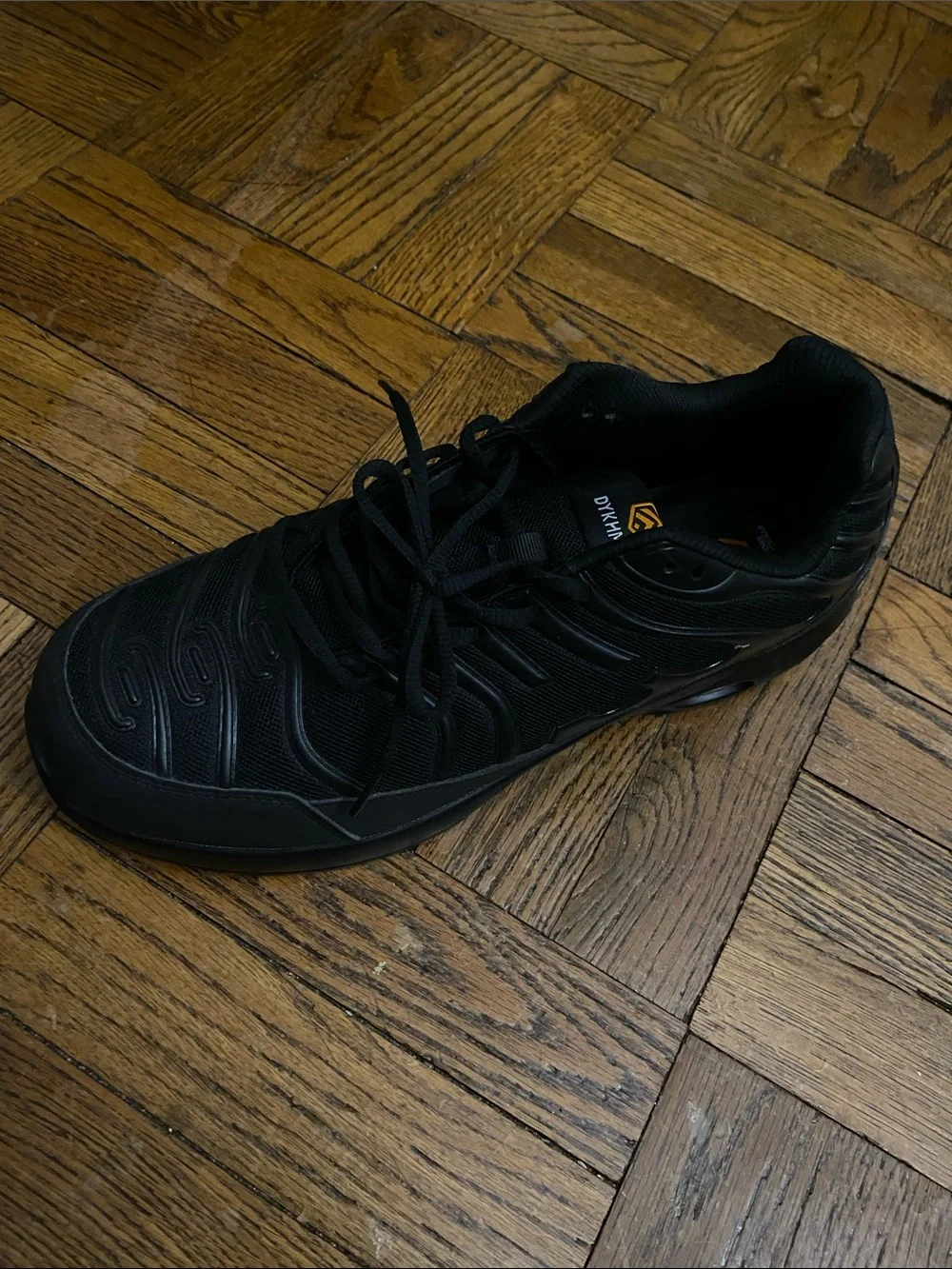 Men's Black Athletic/ Work Steel Toe Safety Shoe